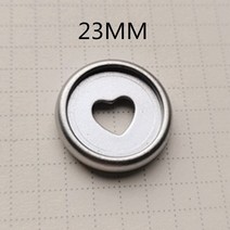 새로운 반투명 플라스틱 바인딩 링 100PCS23MM 버섯 구멍 노트북 반투명 버튼 DIY 바인딩 버튼 바인딩 CD, 05 Silver