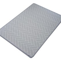 스칸디 PVC 15T 퓨어 놀이방매트 층간소음매트 어린이안전매트, 헤링본그레이