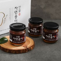 강원 송이산 자연송이꿀 110gx3 유리병 송이버섯꿀, 1, 본상품선택