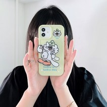 펫드라이룸 쾌속건조 귀여운 영어 편지 고양이 브래킷 웨이브 빵 소프트 전화 케이스 폰 12 11 13 프로 XR, 03 C_12 for iphone 13pro max