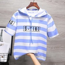 K.ONLINE SHOP여성 반팔 후드티 티셔츠 여름티 레이어드 루즈핏kc05 후드티 후드집업 가디건