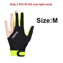 가정용 포켓볼 용품 부품 연습 Boodun-3 손가락 당구 장갑 풀 스누커 남성 여성용 왼손 오른손 슈터 1 피스, 05 1PCS Yellow M