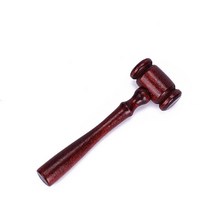 의사봉 판사봉 회의 경매 망치 연극 소극장 소품, 브라운, 11cmx3.5cm