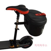 기함급 전동 킥보드 전기 2발 성인 의자 가성비 국산 튜닝 어른 피크닉 바구니 장바구니, 검정색과 흰색