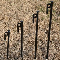 튼튼한 스틸 타프설치못 단조팩 텐트고정핀 텐트고리 타프팩 텐트부속 강철 추천 캠핑팩 지지대, 1개