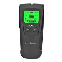 Decdeal 3-in-1 벽 테스터 금속 목재 와이어 감지기 탐지기, 1개