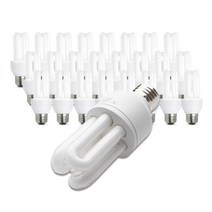 장수램프 삼파장램프 EL 11W [25개입] 일반전구 세트, 주광색(하얀빛)