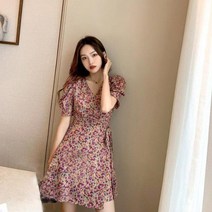 클레이쇼핑 랩원피스 꽃무늬플라워 봄여름 비치 로브 미니 투웨이 여자봄옷 여성여름옷 여자가을옷 여성의