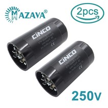 1 마력 모터 Cinco 2pcs 헤비 듀티 공기 압축기 엔진 cd60 220v 250v 시작 커패시터 시작 mf 220 250 275 vac, 800-960mfd