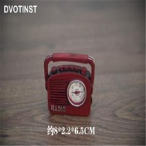 수동 옛날 복고 레트로 타자기 Dvotinst 신생아 사진 소품 TV 라디오 미니 크리 에이 티브 프로 포토 스튜디오 촬영 액세서리, Radio 1+0 to 3 months