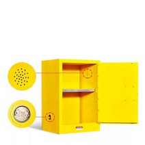ECO-ON 유류저장소 안전 보관함 위험물 방화 폭발방지, 4갤런 2층 노란색, 1개