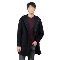 DFMEI 남성 기모 후드 코트