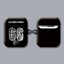 와우박스 주문제작 프리미어리그 리버풀 트렌트 알렉산더 아놀드 싸인 스페셜 블랙에디션 축구 유니폼 에어팟 버즈 무선 이어폰 케이스, 무광 하드케이스, 에어팟 3세대