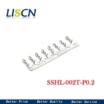 JST 커넥터 SSHL-002T-P0.2 터미널 와이어 직경: 30-26AWG, 한개옵션0