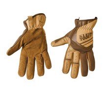 Klein Tools 40226 Journeyman 가죽 유틸리티 장갑 미디엄, Large (Pack of 1)