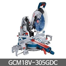 보쉬 GCM18V-305GDC 슬라이딩 각도절단기, 1개