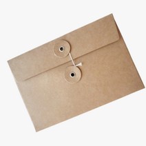 서류봉투 디자인 각대봉투 A4 초대장 가로 크래프트지 양면, 단품, 단품