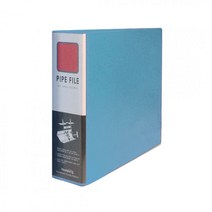 희망화일 A4 2공 파이프 바인더화일 폭4~9cm*홀간격7cm 세로형 대용량 서류보관, 6cm, 하늘색