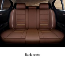차시트커버 자동차 시트 쉐보레 오닉스 아베오 T250 T3 라세티 니바 라노스 코발트 크루즈 캡티바 소닉 올랜도 셀타 액세서리 호환, 09 Rear Seats-Brown