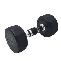 파워헬스산업 12각우레탄아령, 5kg, 블랙