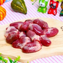 도꾸네 강아지 간식 생식 수제간식 재료 오리염통 1kg 생육, 없음