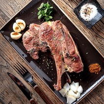 [맛있는테이블] 트러플오일과 히말라야핑크솔트로 마리네이드 된 양갈비스테이크 (램토마호크 갈비 2대), 1개, 700g