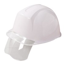 동명 AM-421 안전모 ABE 투명창보안경신투구 백색 1개, 단품