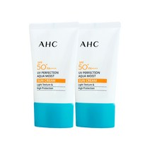 [무료배송]AHC UV 퍼펙션 아쿠아 모이스트 선크림 50ml (SPF50+) x 2개