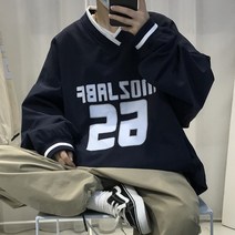 남자가을코트 아메카지맨투맨 트렌드 눈길을 끄는 농구공 OVERSIZE 후드티 와이드 루즈핏 커플 타입 2273586529