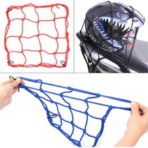 자전거 오토바이 그물망 다용도 컬러 그물밴드 짐칸 바구니 덮개 로프 자전거로프, 사이즈, 40x40cm