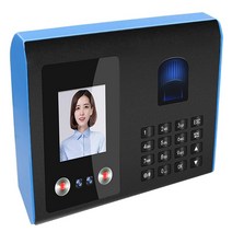 출퇴근기록기지능형 출석 기계 얼굴 지문 비밀 번호 인식 믹스 음성 직원을 위한 생체 측정 시간 시계 5, 02 UK Plug