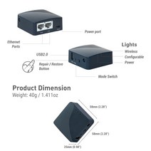 GL.iNet 휴대용 미니 여행 무선 포켓 라우터 액세스 포인트 확장기 WDS OpenWrt AR300M16, 01 Package 1