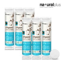 유기농 순면 화장솜 원형 100매X6개 총600매, 100매, 6개