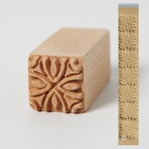 도예도구 도자기재료 도예재료손으로 새겨진 된 나무 우표 DIY 점토 도자기 인쇄 블록 도구 물고기 뼈/다람, 01 01