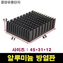 JINHA 방열판 알루미늄 방열패드 방열시트 45*31*12