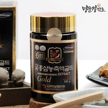 명문정약초 6년근 고려 홍삼 농축액 골드 천장삼 100%홍삼농축액 선물용, 240g x 1개