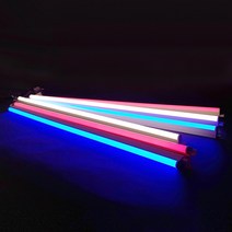 (주)블루앤엘이디 900mm 컬러 LED T5 슬림바 간접조명 15w 형광등 대체, 1개, 레드