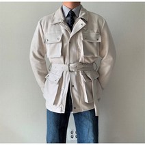 남자 바버맛 스웨이드 필드자켓 봄가을 야상 사파리 자켓