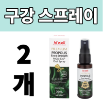 영양제왕 하이웰 프로폴리스 마우스 스프레이 입 구강 오랄 휴대용 들고다니기 편한 좋은 MGO 830+ 마누카꿀 2개 원액 액상 액체, 30ml