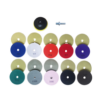 4인치 연마패드 대리석 싱크대상판 다이아몬드패드, 4인치 연마패드 200방