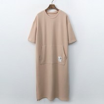 퍼니걸스 1977 패치 주머니 롱 원피스 여성의류