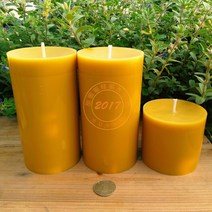 천연밀랍초 기도초 향초 천연 허니 왁스 꿀초 앤틱 캔들 디퓨저, 지름 4cm 높이 20cm