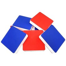 (디머스)운동회 단체게임 두꺼운 압축스치로폼 사각 색뒤집기판(1개입/15cm), 1개입
