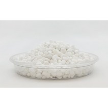 식물시간 작은 백자갈 2.5kg 화분 장식 하얀 돌 수족관 돌멩이, 1개