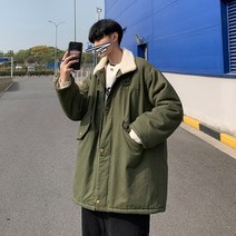 카고 패딩 남가 겨울 기모 도톰한 램스울 슬랙스 인스타 롱패딩 남자겨울점퍼 남자롱패딩 램스울 패딩 후리스