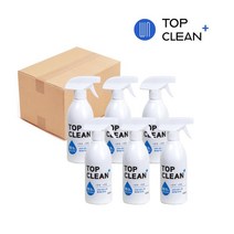 500ML+6(1박스) 탑크린플러스 살균소독제 차아염소산수 뿌리는소독제 다목적 공공기관 대용량