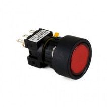 2A2B 푸쉬온 자동 복귀 리턴 전원 스위치 매입형 24V DC LED ON-(ON) 16mm KBL160M-L3C2, 화이트 [KBL160M-L3CW2]