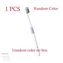 Dr. BEI 칫솔 패밀리 팩 닥터 Bei 4 색 커플 수입 부드러운 모피 식품 등급 재료 상자, 2.1random 색상 no box