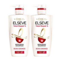 로레알파리 건조 푸석함 끊어짐 1+1 토탈리페어5 딥클렌징 샴푸 450ML