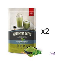 (2개)까로망 녹차 라떼 파우더 500g 그린티 프라페